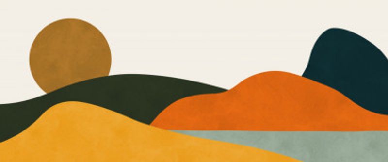 Landscape And Sunset