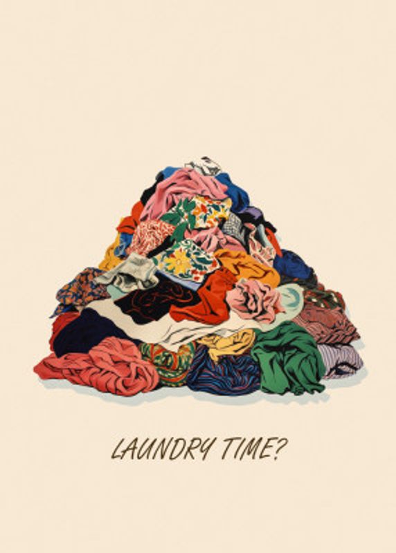 Laundry Time Pile Pictufy