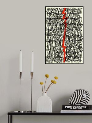 Chaotic Web of Black Lines