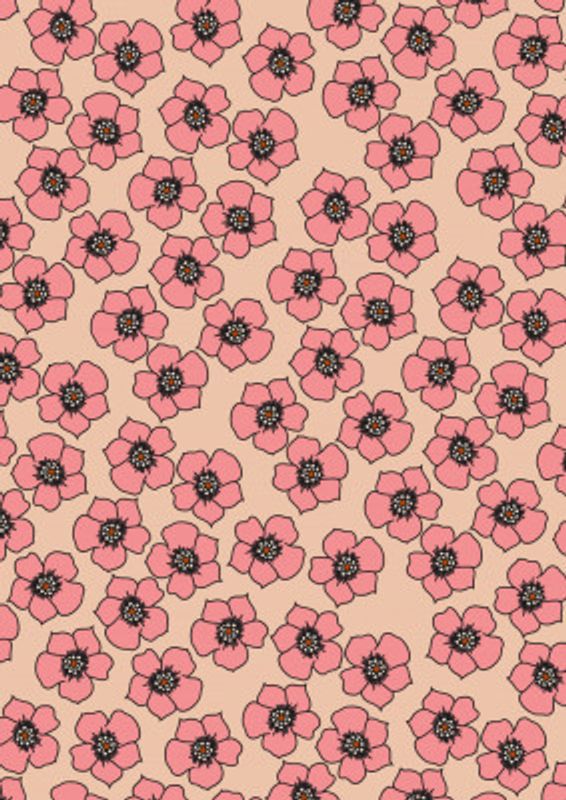 1970s Flower Wallpaper