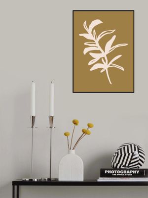 Golden Leaf Silhouette