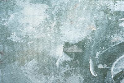 Green and White Acrylic