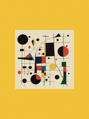 Abstract Geometry And Vibrant Colors