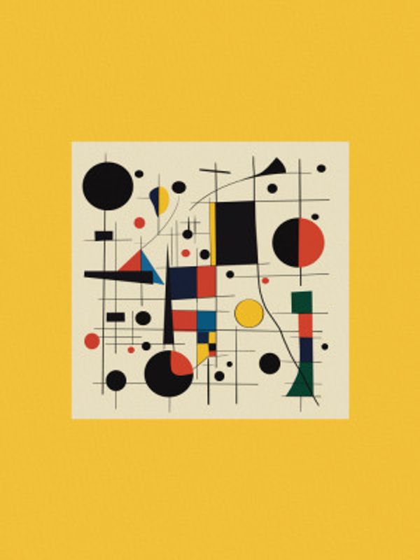 Abstract Geometry And Vibrant Colors