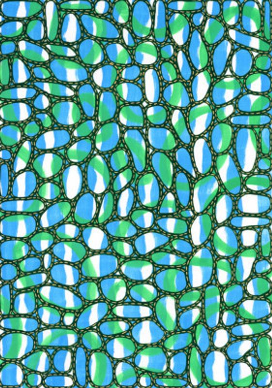 Green Blue Organic Pattern