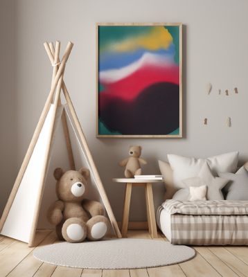 Dynamic Emotions Through Vibrant Color