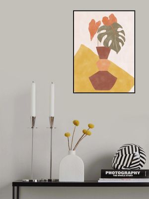Tropical Leaves In A Geometric Vase