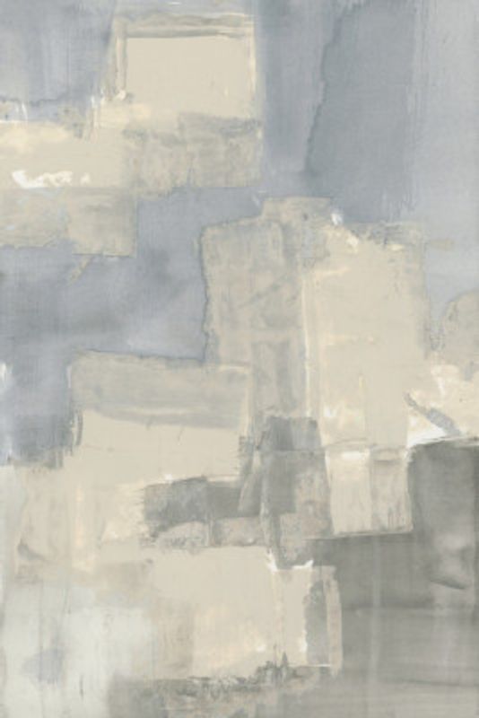 Abstract Neutral Grey and Beige Shapes 2