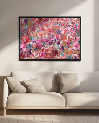 Repeatpattern Dancingdahlias Hot Pink