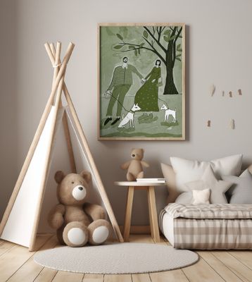 Walking the dogs green