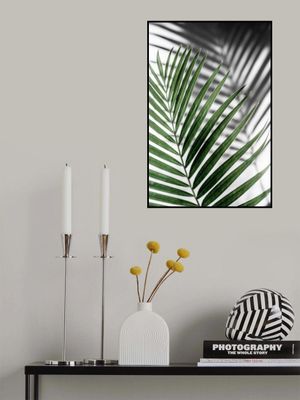 Vibrant Green Palm Leaf