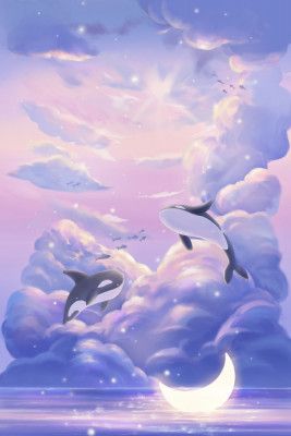 Fantasy Beautiful Whale