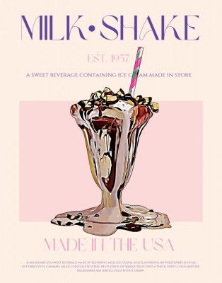 Milkshake Print