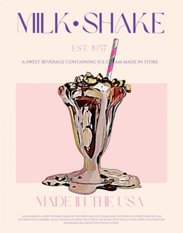 Milkshake Print