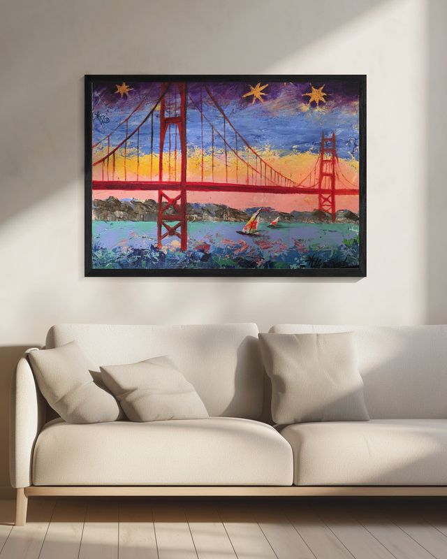 Golden Gate &amp; Stars