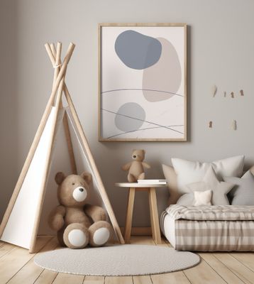 New Shapes Blue No 3