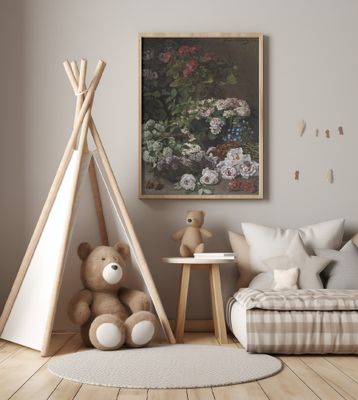 Spring Flowers (1864) By Claude Monet