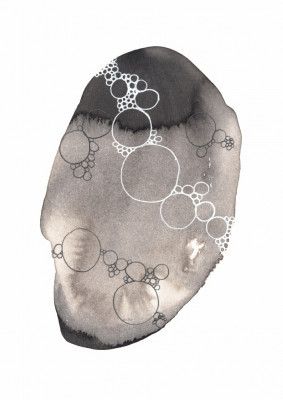 Organic Grey Bubbles