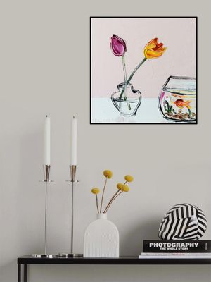 Goldfish and Tulips