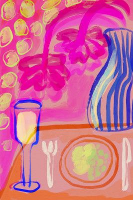 Vibrant Table Scene