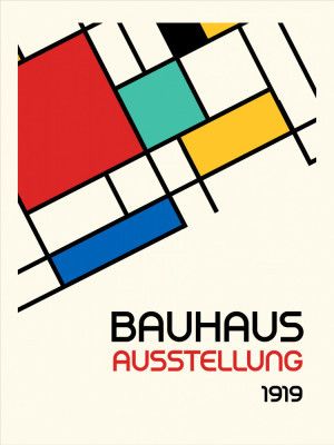 Bauhaus Geometric Design Retro