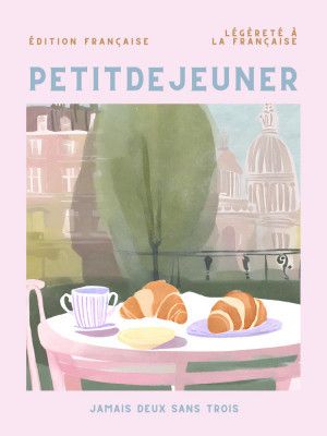 Petit Dejeuner, Croissants, Paris, Pastell