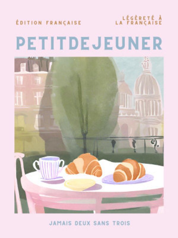 Petit Dejeuner, Croissants, Paris, Pastell