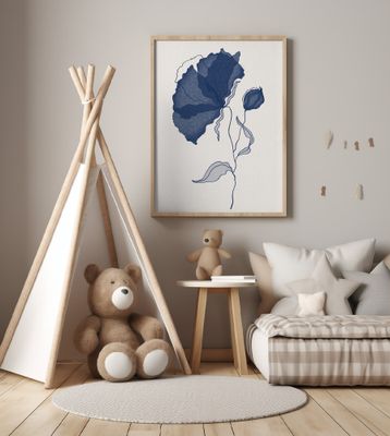 Delicate Blue Flower