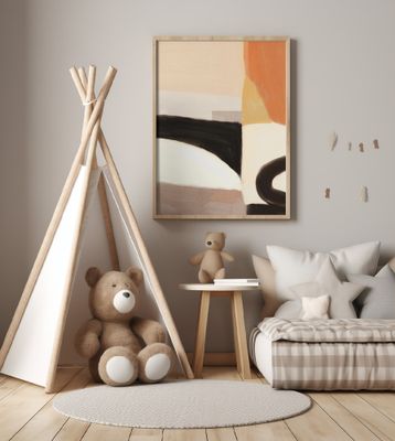 Bold Colors And Geometric Shapes