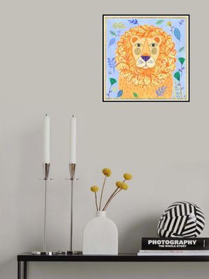 Lion In A Whimsical