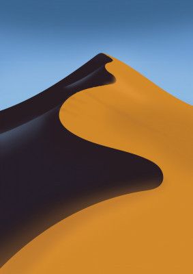 Desert Landscape With A Vivid