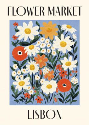 Flower Market Lisbon Portugal