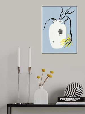 Vase And Withered Bloom