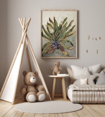 Mountain Daisy Drawn By Sarah Featon (1848–1927)