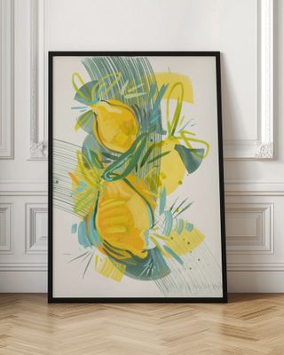 Vibrant Abstract Lemons