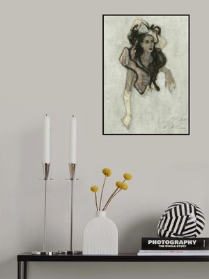 Elegant Woman Portrait with Intricate Dress