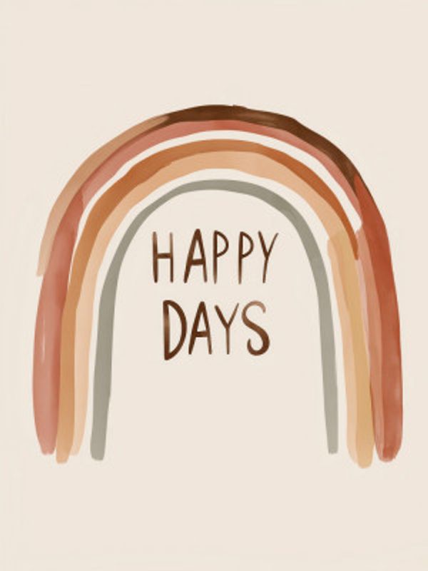 Joyful Rainbow Burst