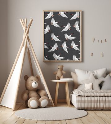 Crested Ibis Pattern