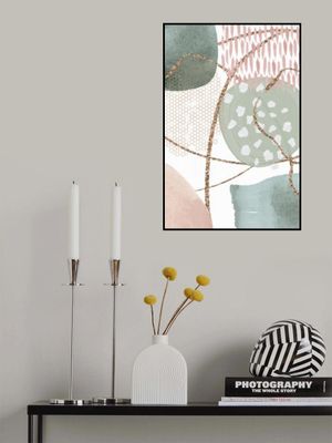 Shapes in pink n green- 2