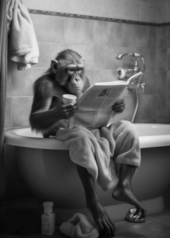 Monkey In the Bathroom