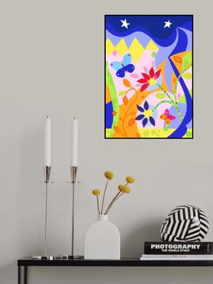 Colorful Butterflies and Flowers