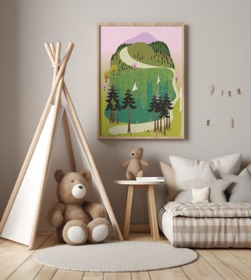 Landscape With A Winding Path