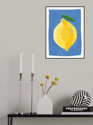 Simplistic Painting of a Lemon