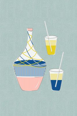 Mid Century Kitchen Lemonade Mint