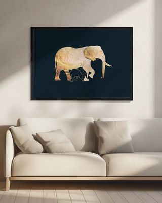 Black gold elephants 2