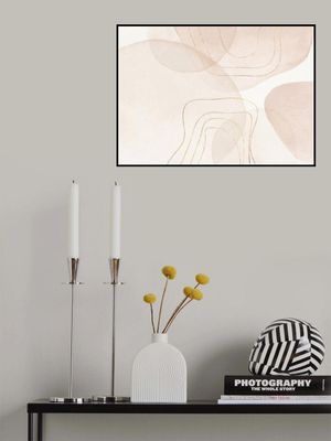 Abstract Minimalistic Art With Organic Shapes