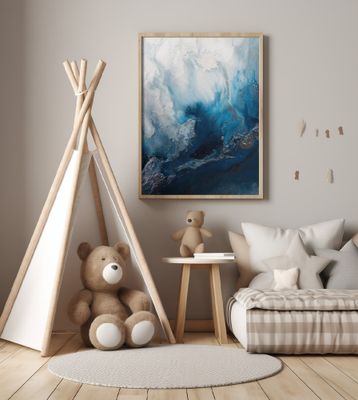 Seascape abstraction - Blue Waters