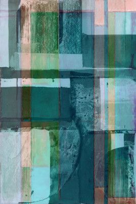 Abstract Shades of Blue and Neutral 1