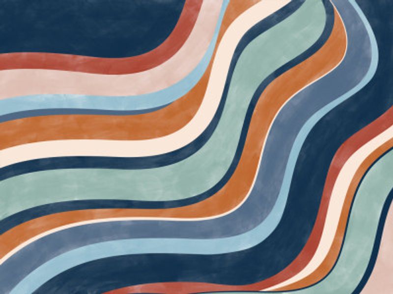 Multicolored Lines Creates A Dynamic