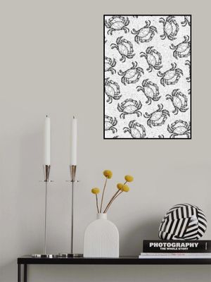 Crab Vintage Pattern